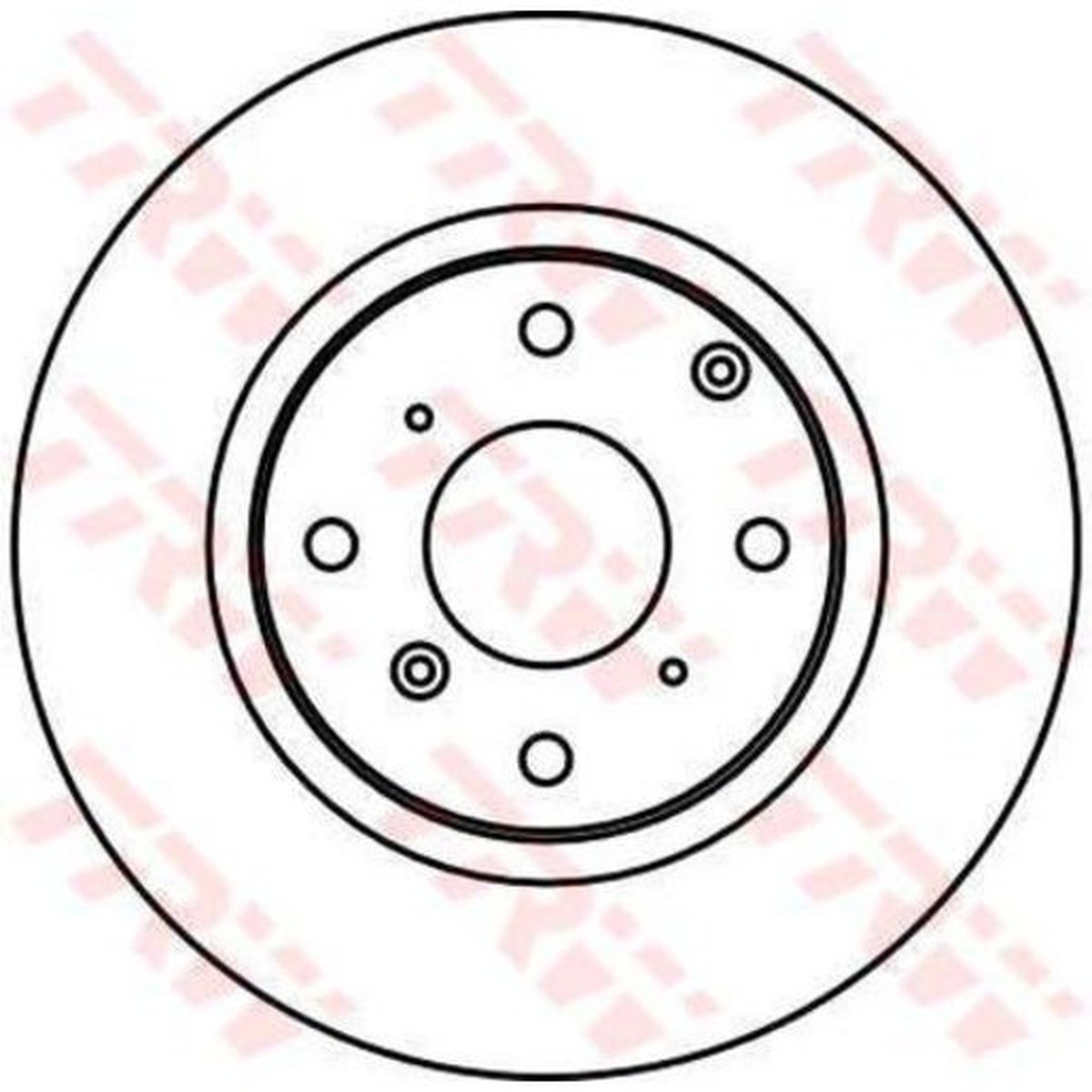 TRW Brake Rotor 282mm Front DF2573S