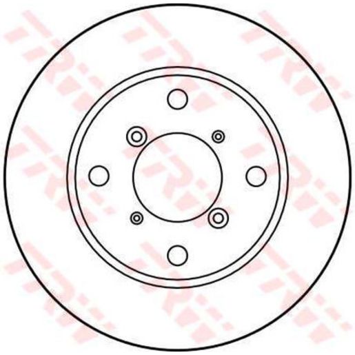 TRW Brake Rotor Single 250mm Front DF3106S