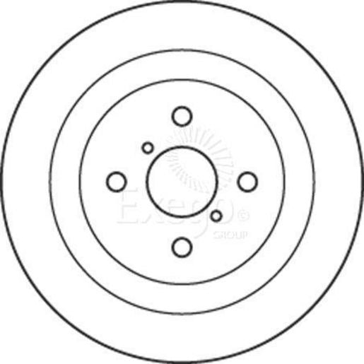 TRW Brake Rotor DF4800S