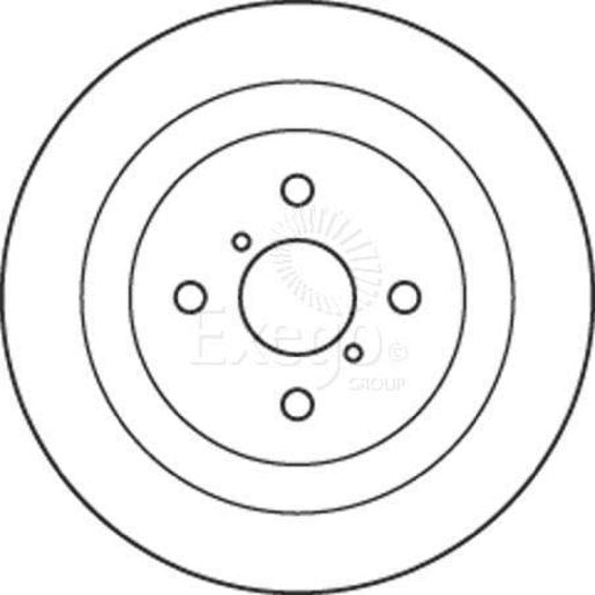 TRW Brake Rotor DF4800S