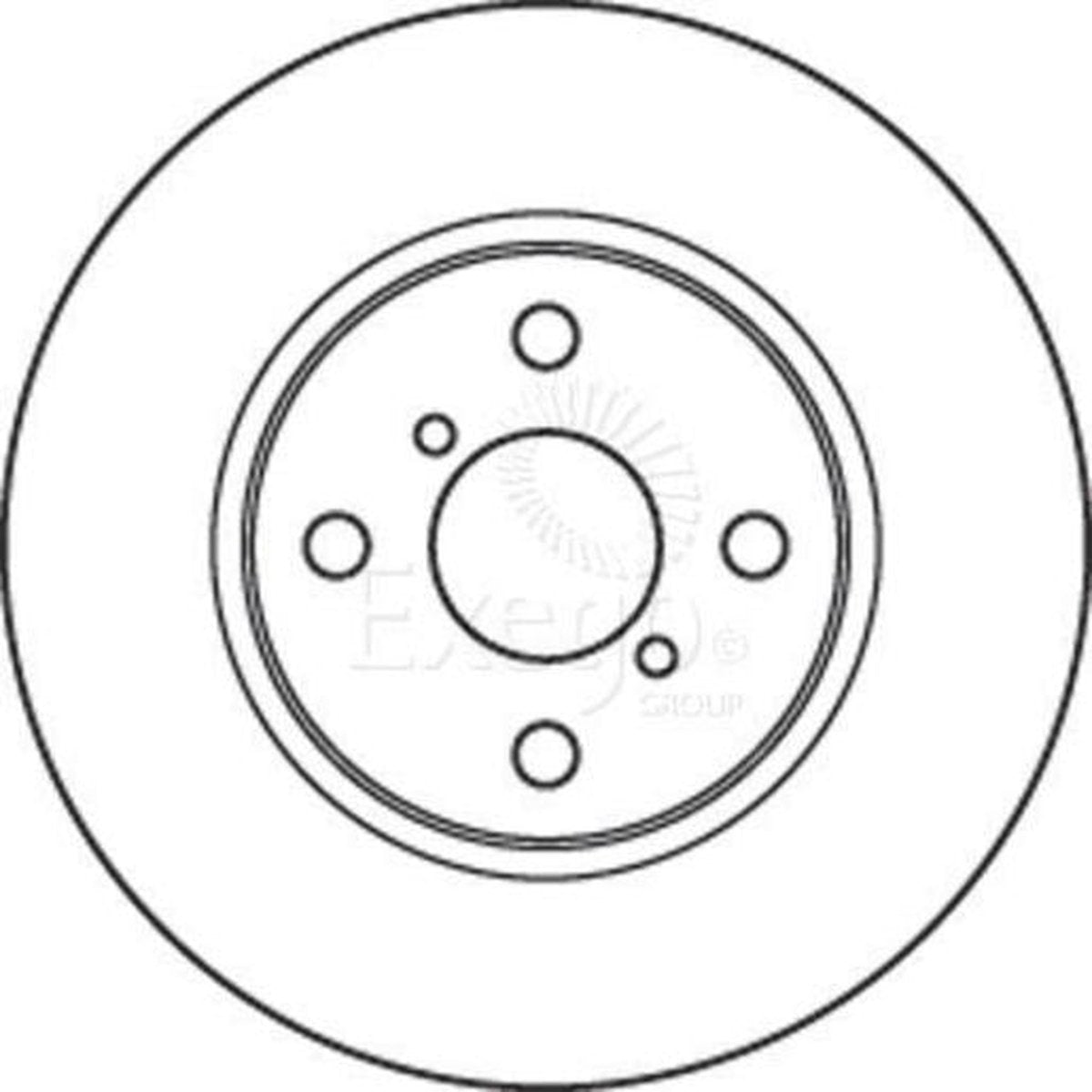 TRW Brake Rotor DF4842S