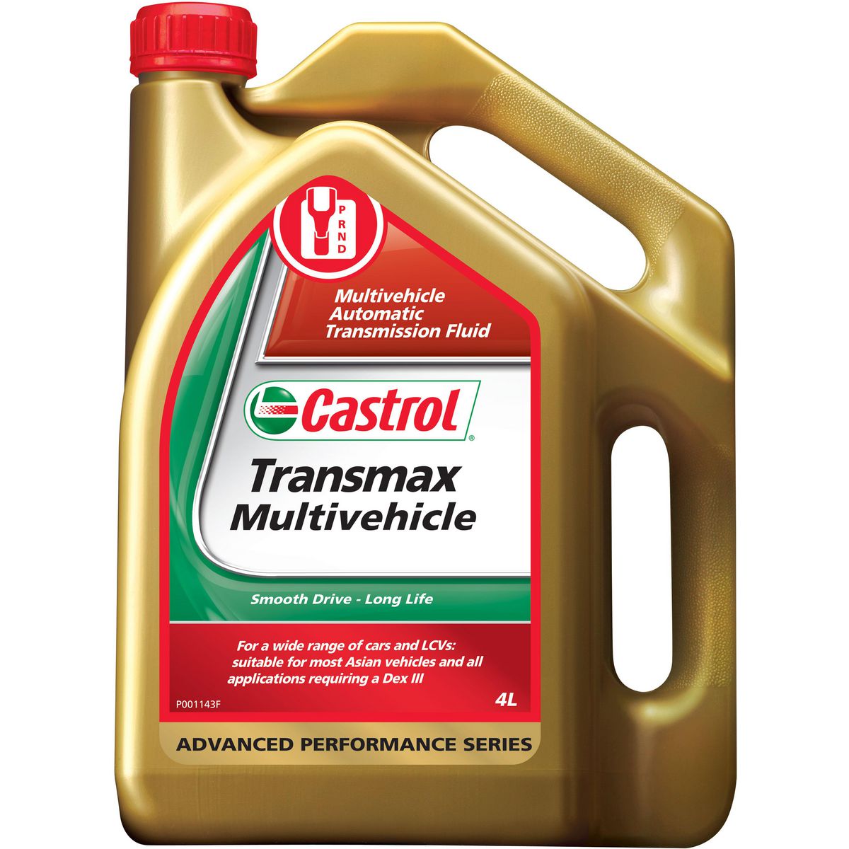 Castrol TRANSMAX ATF DEXRON-VI Mecron LV MultiVehicle Trans Fluid 4L 3371183