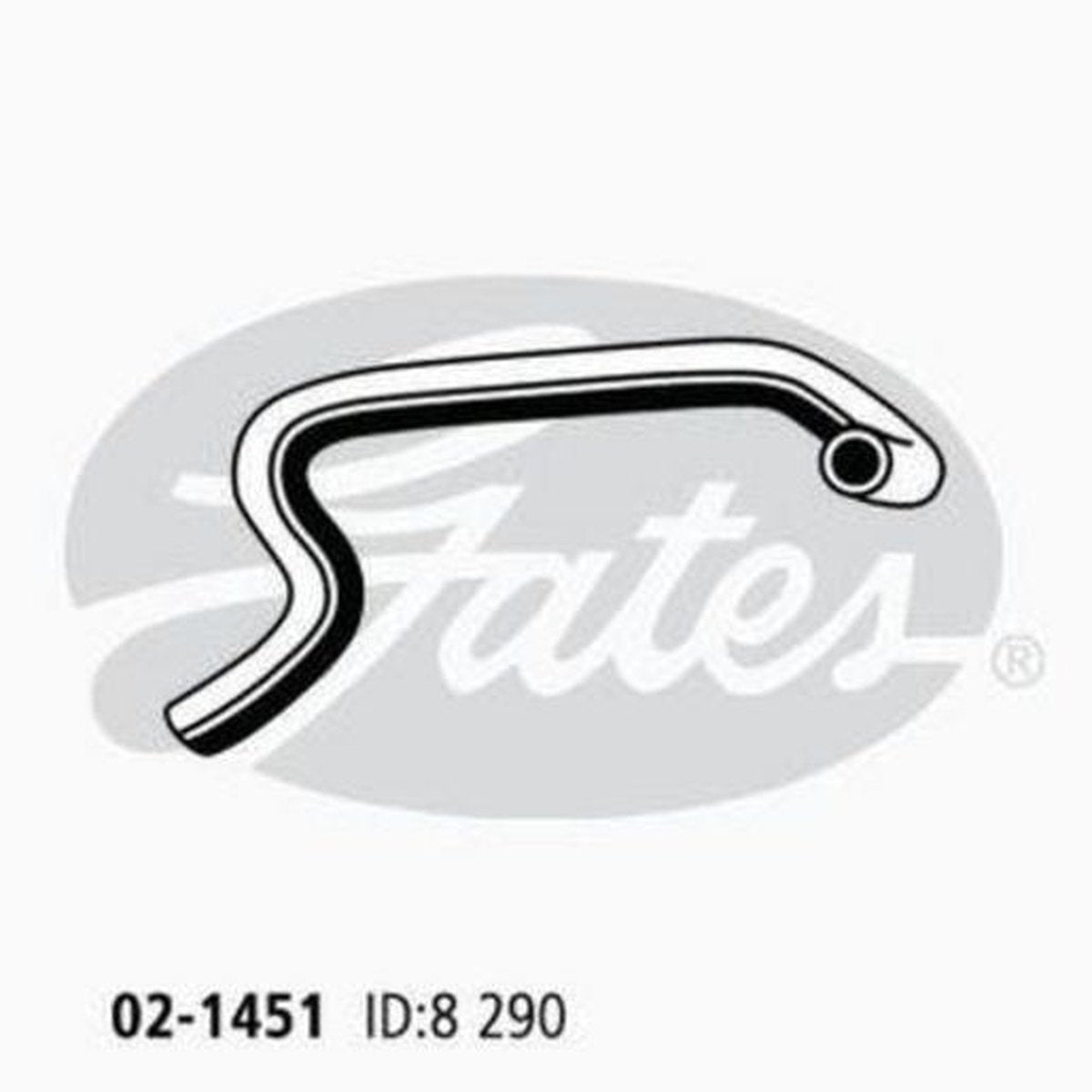 Gates Radiator Hose 02-1451