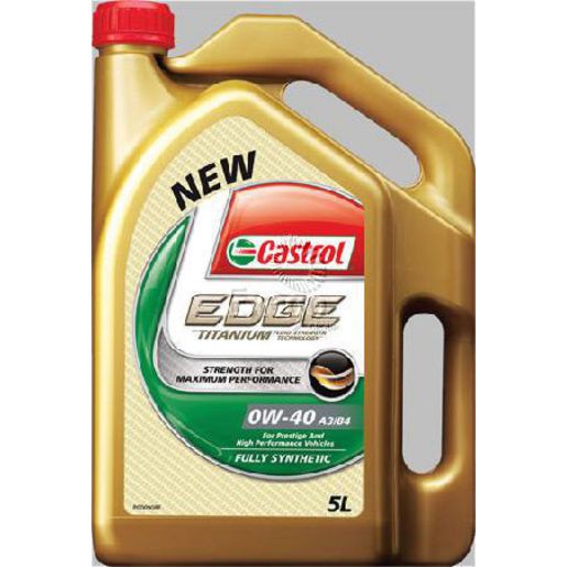 Castrol EDGE Titanium 0W-40 Engine Oil 5L 3374687