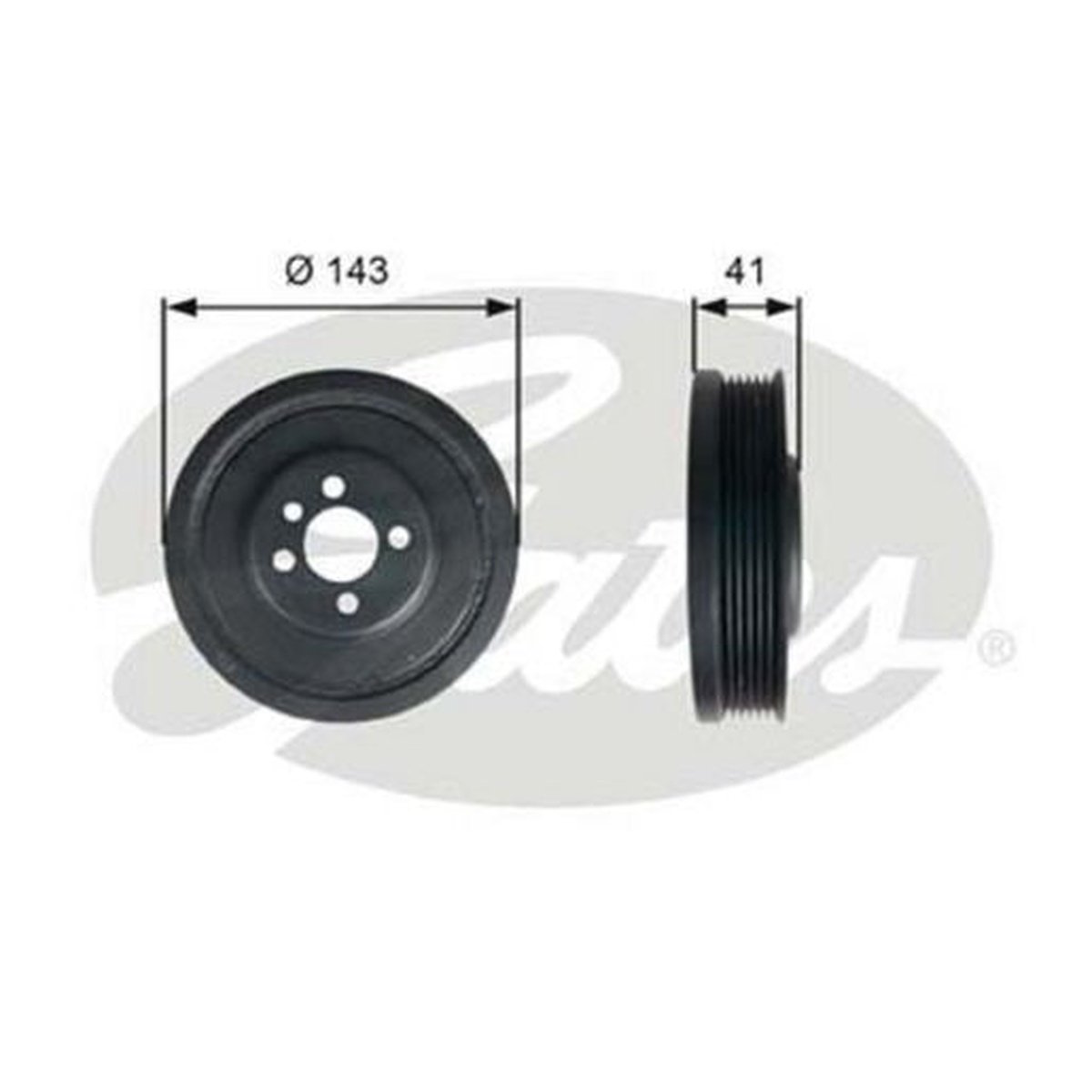 Gates Harmonic Balancer TVD1001