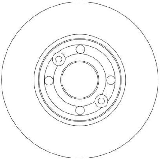 TRW Disc Brake Rotor DF4267S