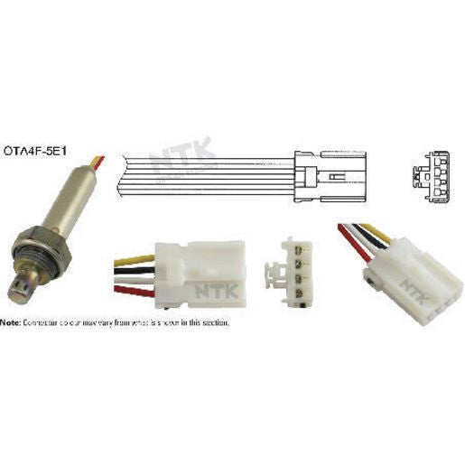 NTK Oxygen Sensor 4 Wire 870Mm Cable OTA4F-5E1