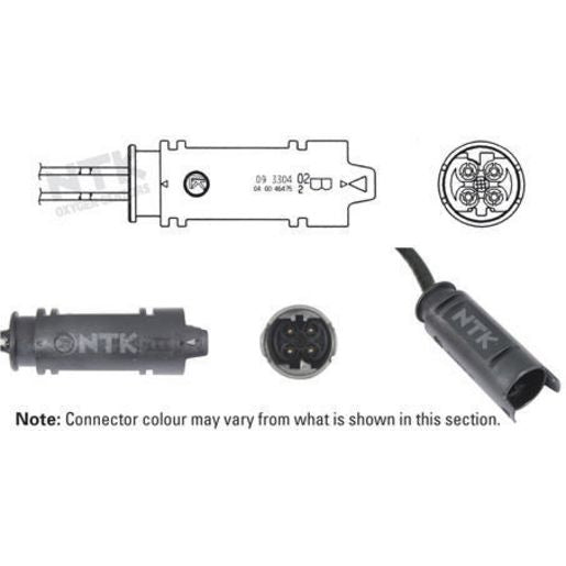 NTK Oxygen Sensor 4 Wire 975Mm Cable OZA447-E29