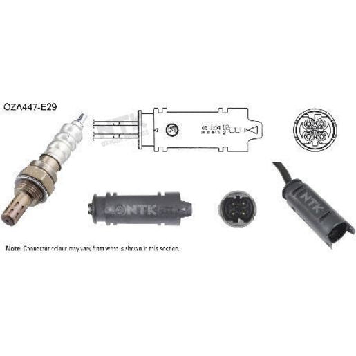 NTK Oxygen Sensor 4 Wire 975Mm Cable OZA447-E29