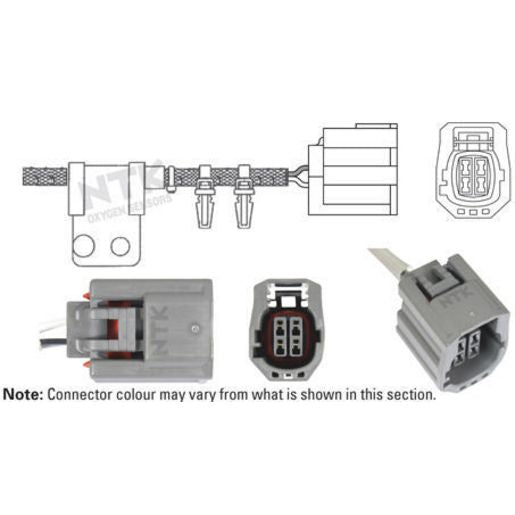 NTK Oxygen Sensor 4 Wire 530Mm Cable OZA495-F46