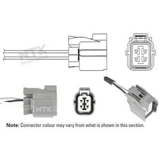 NTK Oxygen Sensor 4 Wire 410Mm Cable OZA502-E11