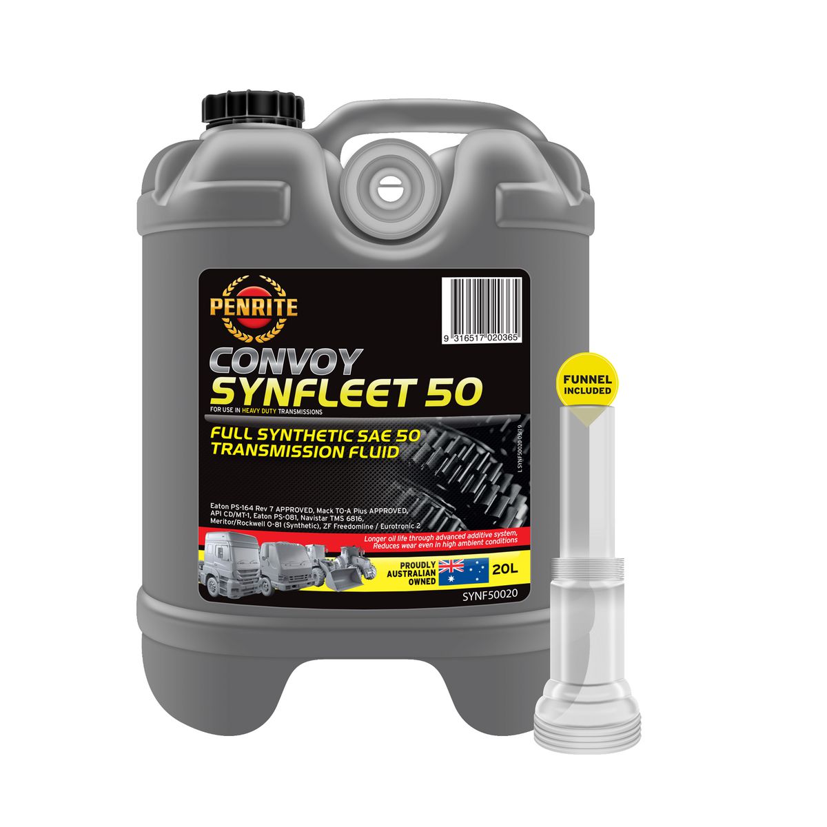Penrite Convoy Synfleet 50 Full-Syn SAE 50 20L SYNF50020
