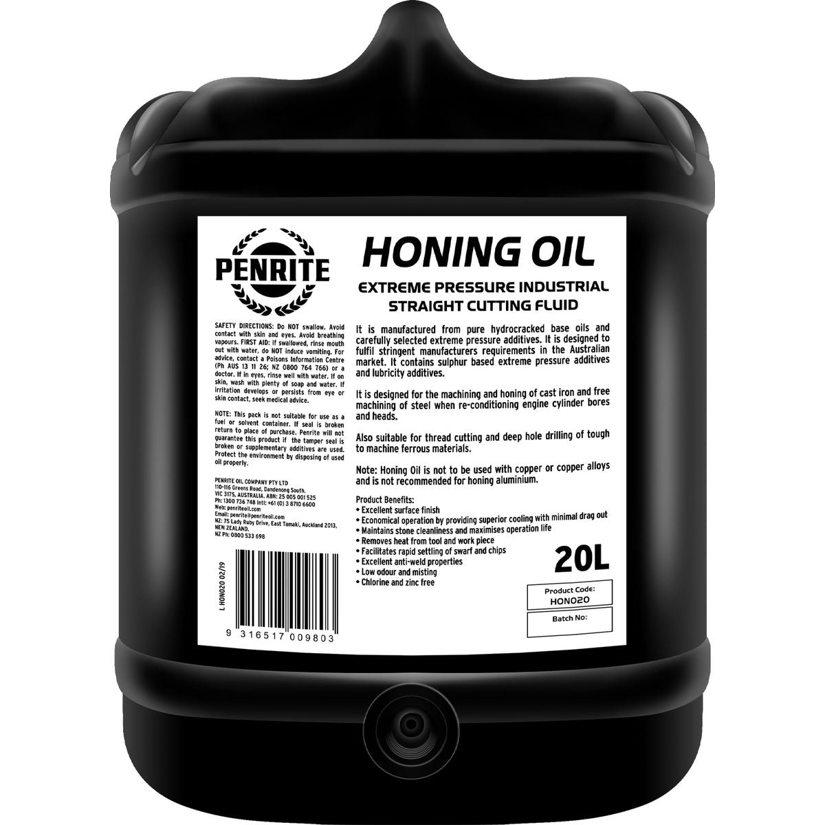 Penrite Honing Oil 20L
