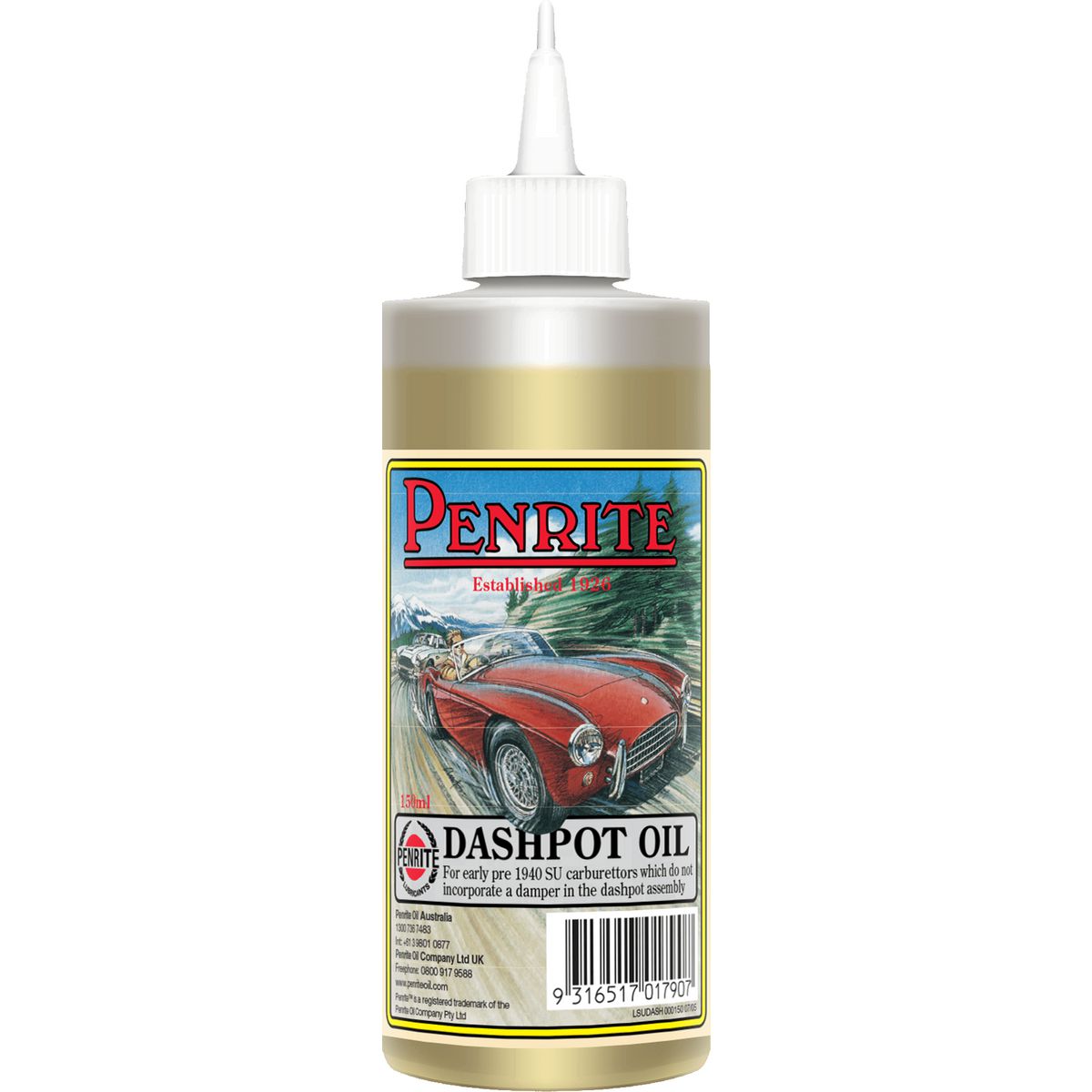 Penrite SU Dashpot Oil 150ml SUDASH000150