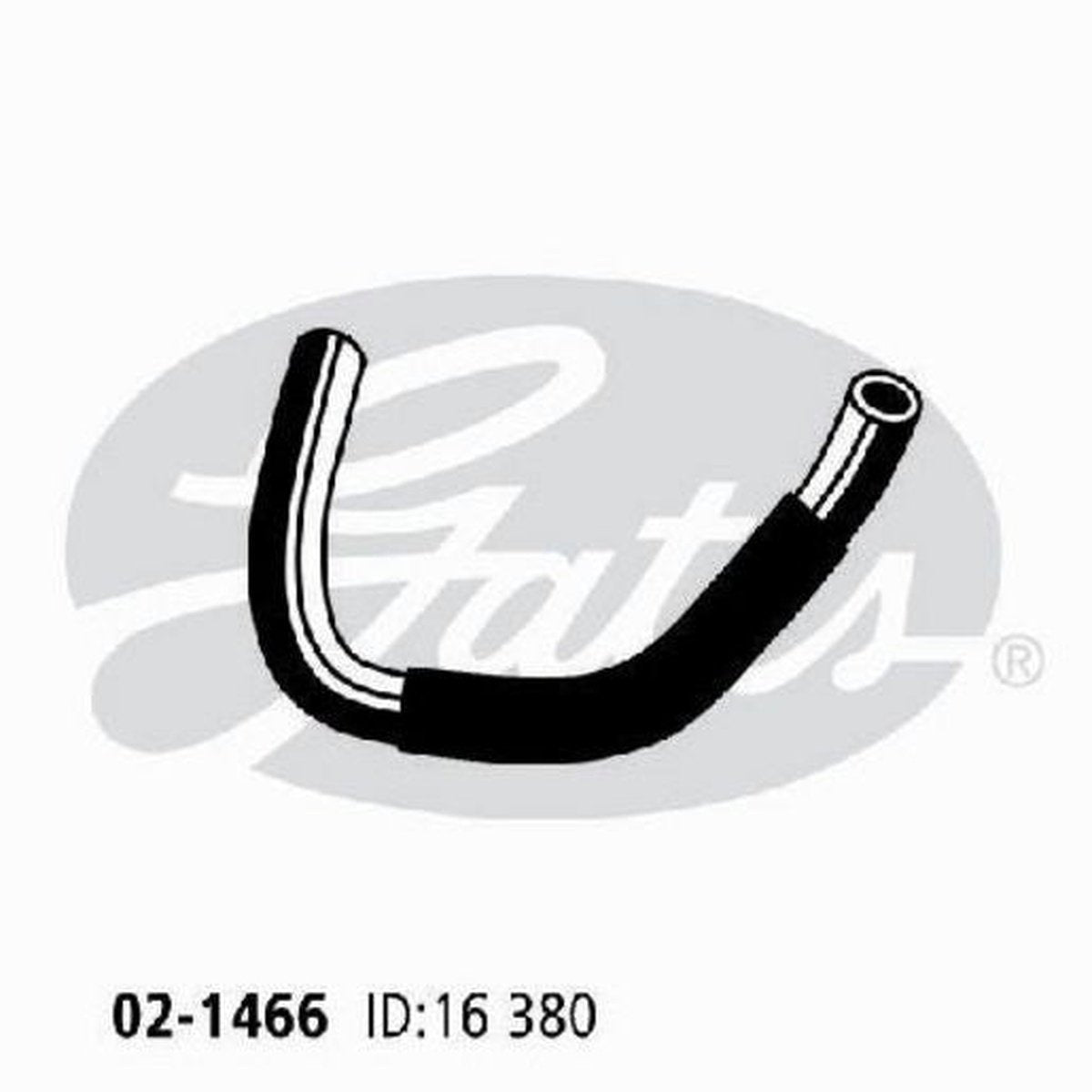 Gates Radiator Hose 02-1466