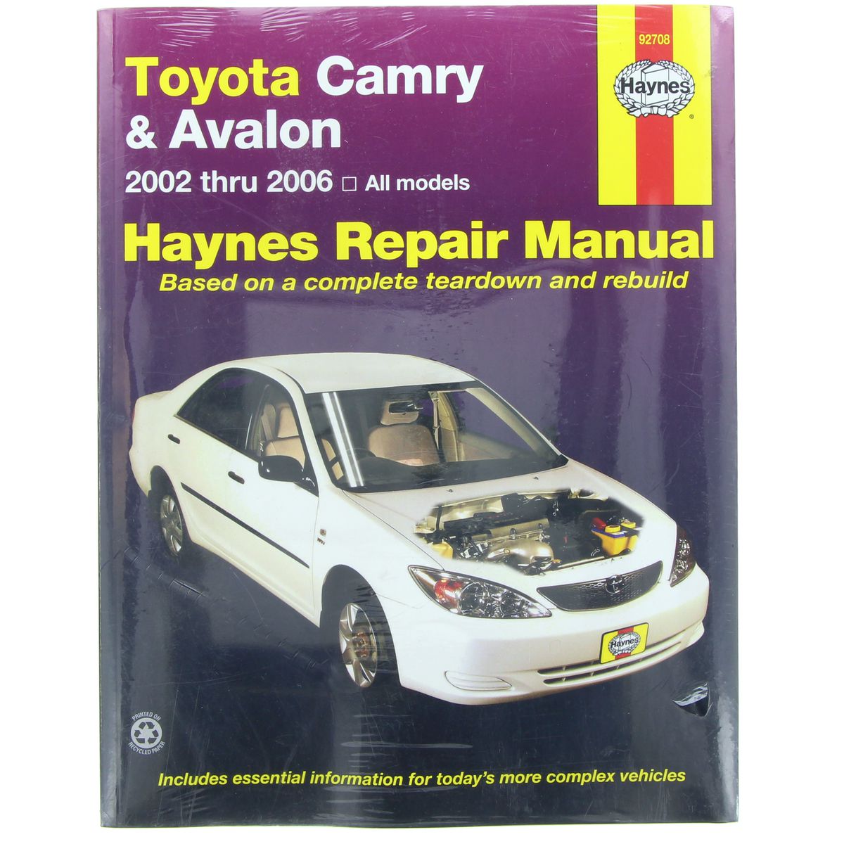 Haynes Repair Manual Suits Toyota Camry & Holden Apolo 02-06 92708