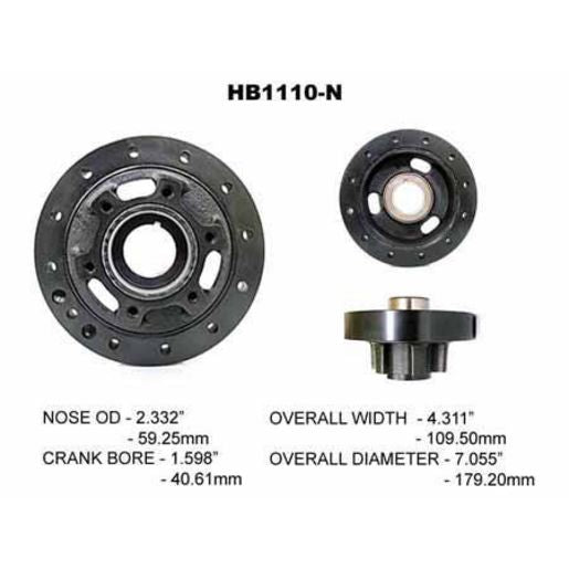 Powerbond OEM Replacement Harmonic Balancer HB1110N