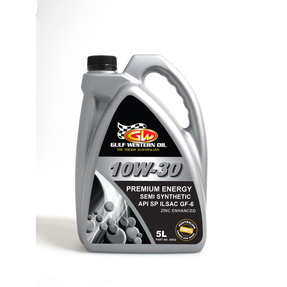 Gulf Western Premium Energy Semi Synthetic 10W-30 Engine Oil 5L 30532