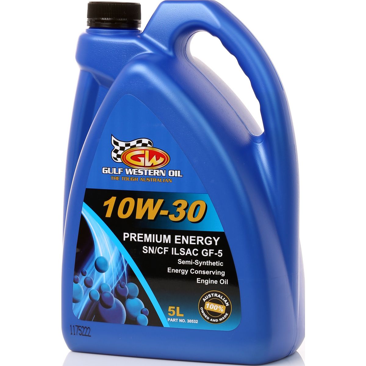 Gulf Western Premium Energy Semi Synthetic 10W-30 Engine Oil 5L 30532