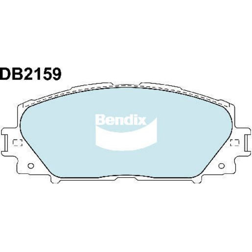 Bendix General CT Brake Pad Set Front DB2159 GCT