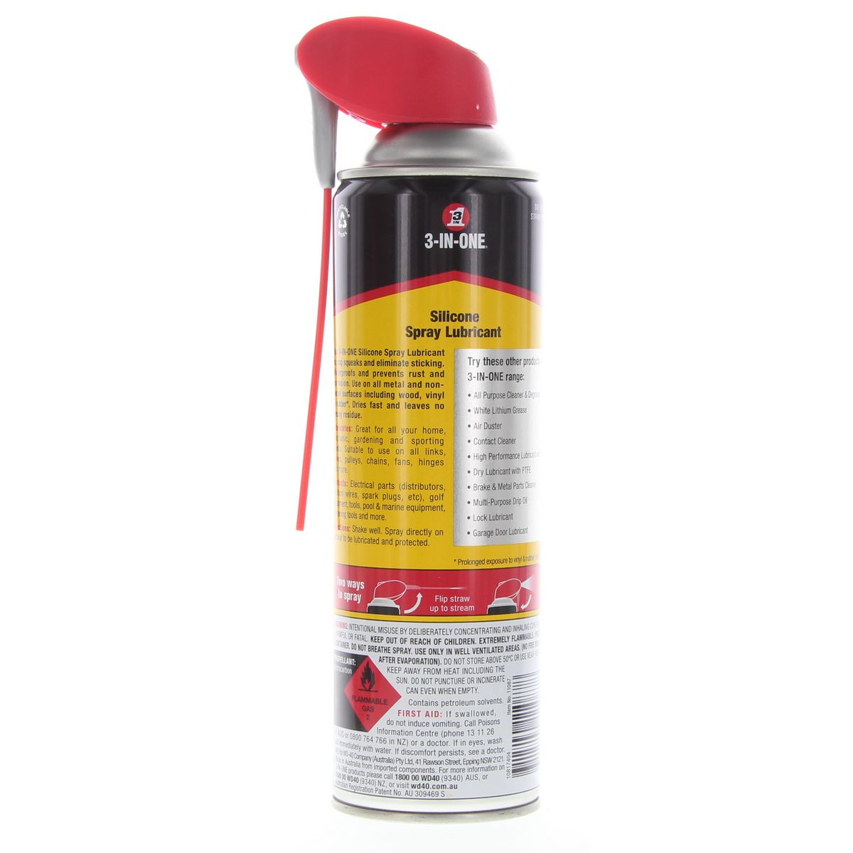 3-In-One Silicone Spray Lubricant 300g 11087