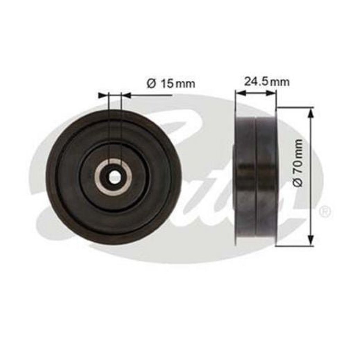 Gates Engine Idler Pulley 36372