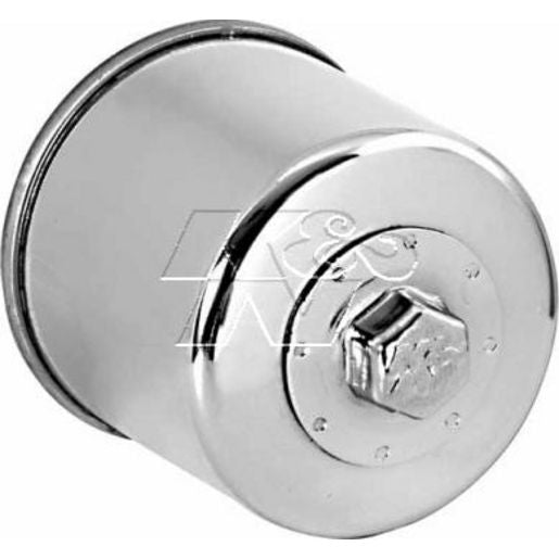 K&N Motorcycle Oil Filter Fits Honda VTX & GL 1800, VTR1000 Chrome - KN-204C