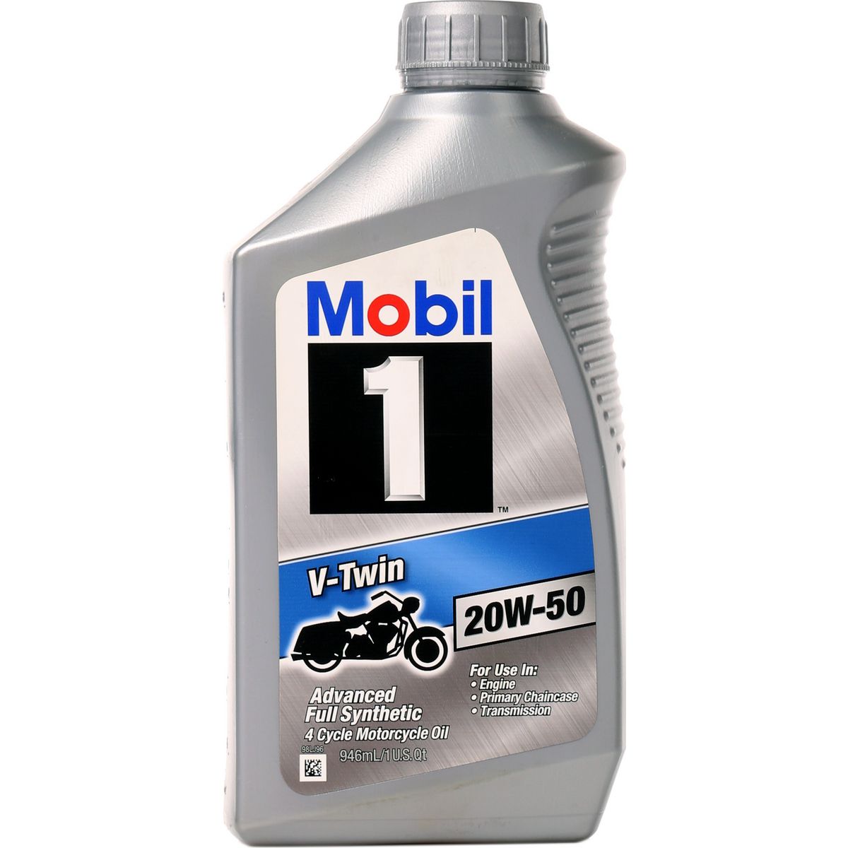 Mobil 1 V-Twin 20W-50 Full Synthetic Motorcycle Engine Oil 946ml M5936B