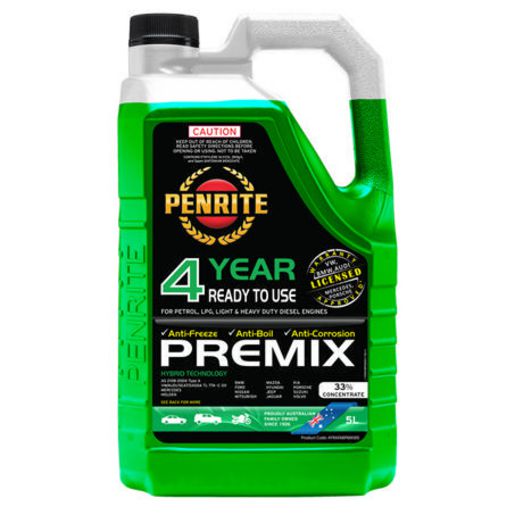 Penrite 4 Year Anti Freeze Anti Boil Coolant Premix 5Ltr 4YRAFABPMX005