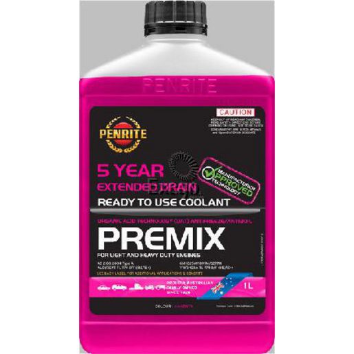 Penrite 5 Year Anti Freeze Anti Boil Coolant Premix 1Ltr 5YRAFABPMX001