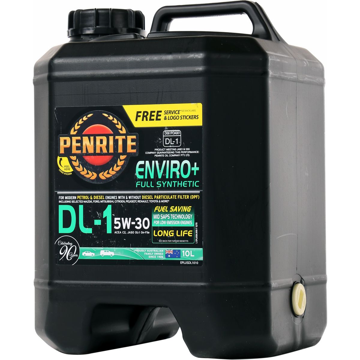 Penrite Enviro+ Dl Engine Oil 5W-30 10 Litre EPLUSDL1010