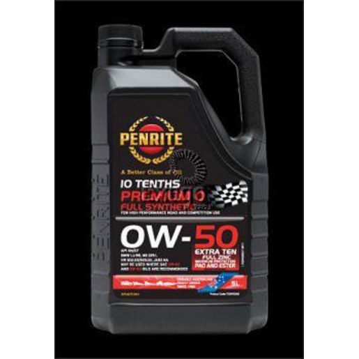 Penrite 10 Tenths Premium 0 0W-50 Engine Oil 5L FS0W50005