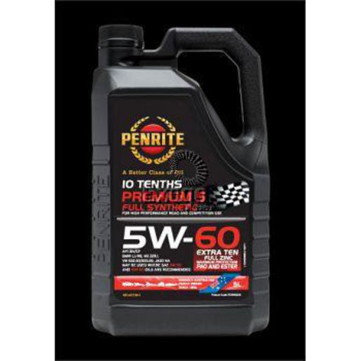 Penrite 10 Tenths Premium 5 5W-60 Engine Oil 5L FS5W60005