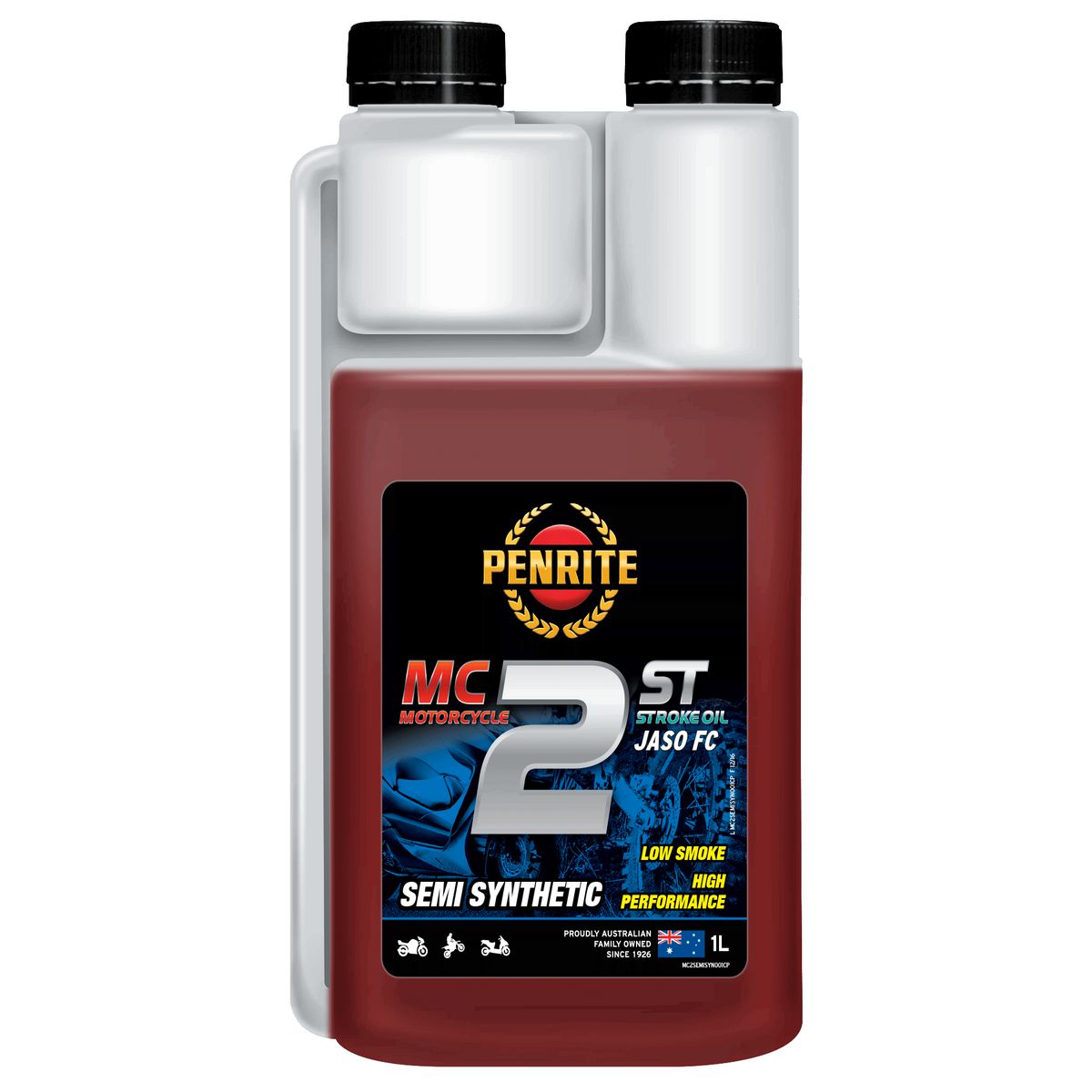 Penrite MC-2ST 2 Stroke Oil Semi Synthetic 1L