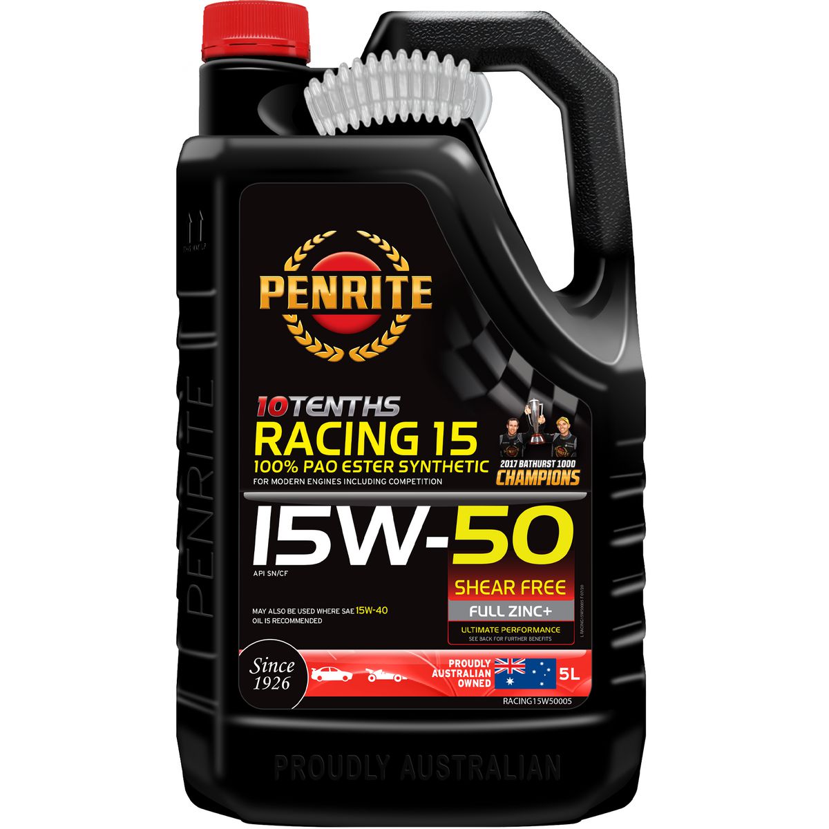 Penrite 10 Tenths Racing 15W-50 Engine Oil 5L