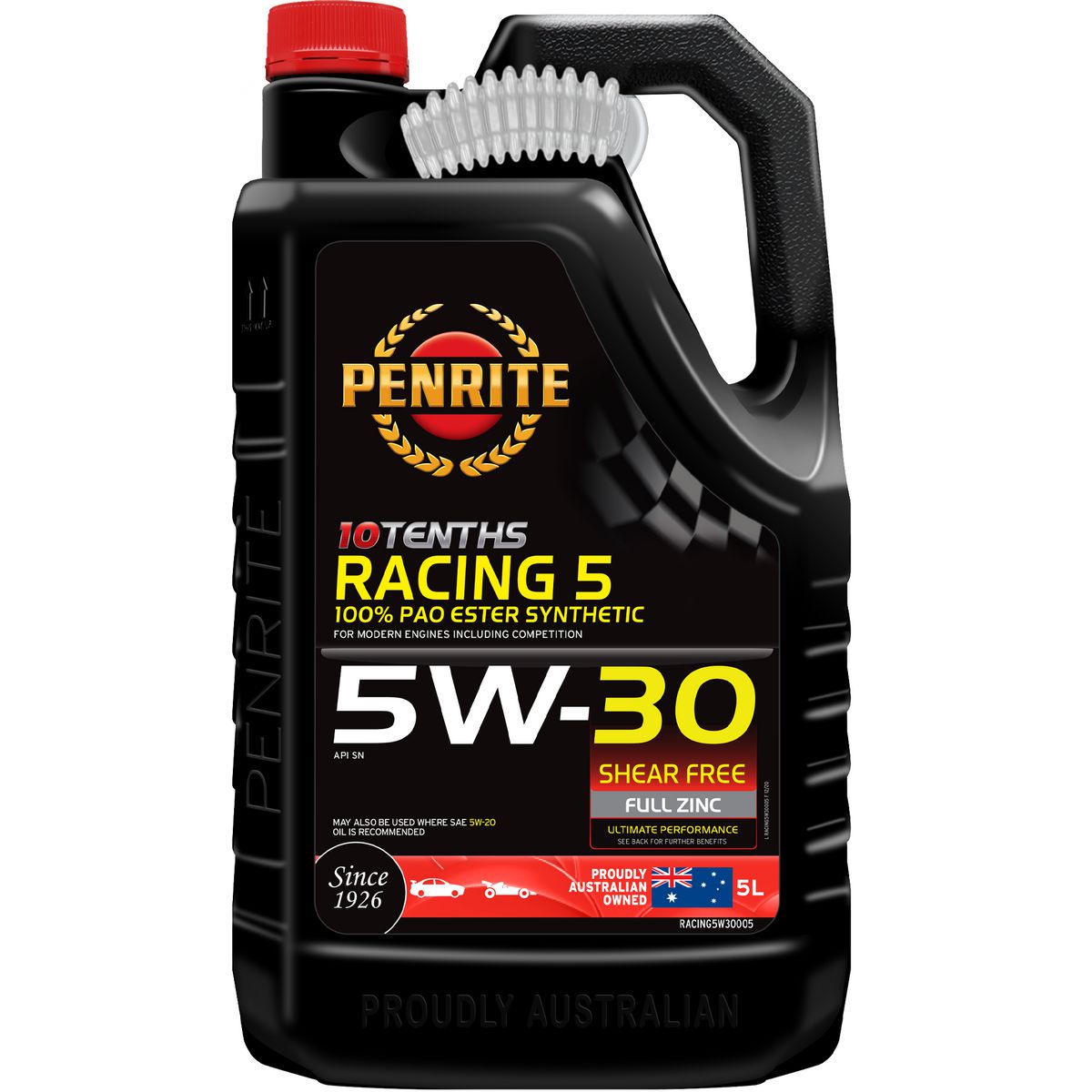 Penrite 10 Tenths Racing 5W-30 Engine Oil 5L