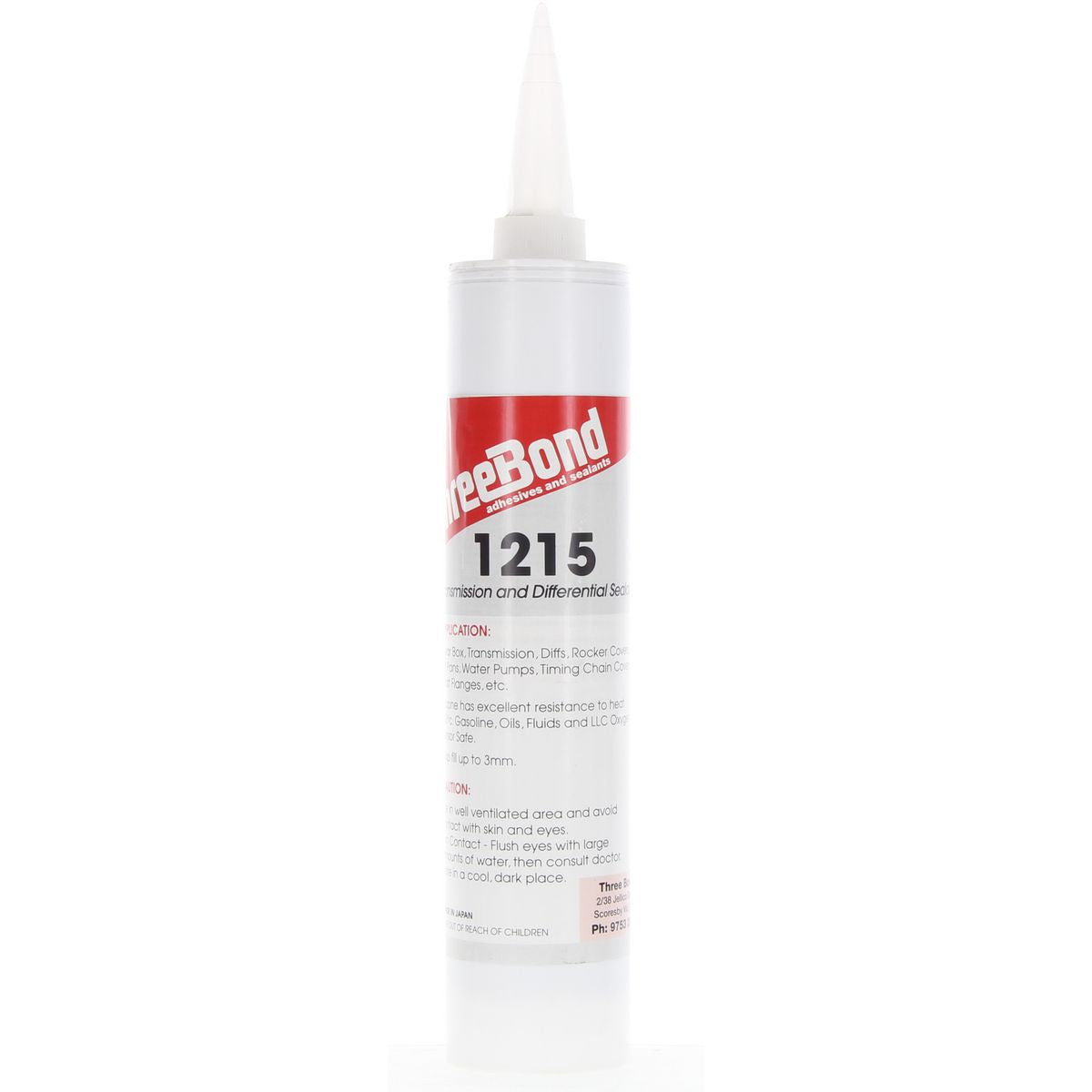 ThreeBond High Temp RTV Silicone Liquid Gasket Grey 330g 1215-330