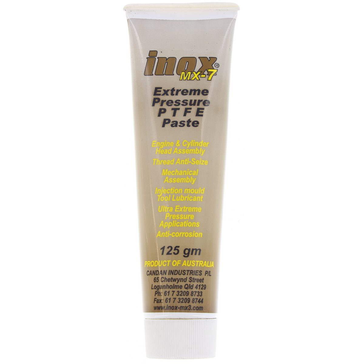 Inox MX7 PTFE Paste Lubricant 125g MX7-125