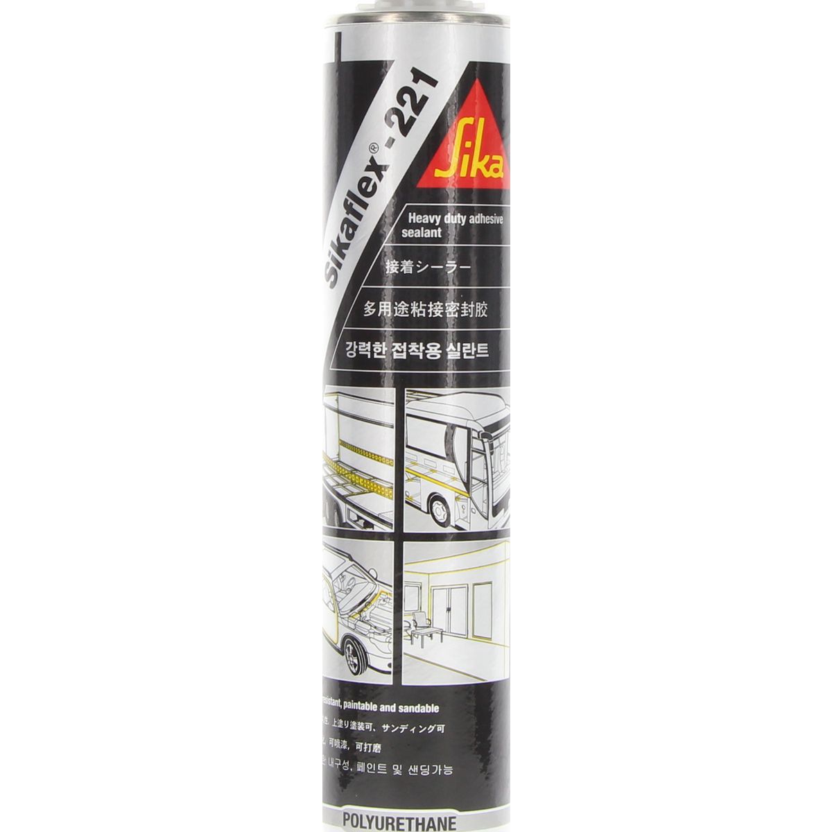 Sikaflex 221 Adhesive Sealant Black 310mL SIKA-221BL