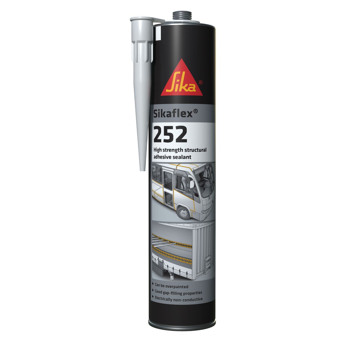 Sikaflex 252 Assembly Adhesive Black 310mL SIKA-252BL