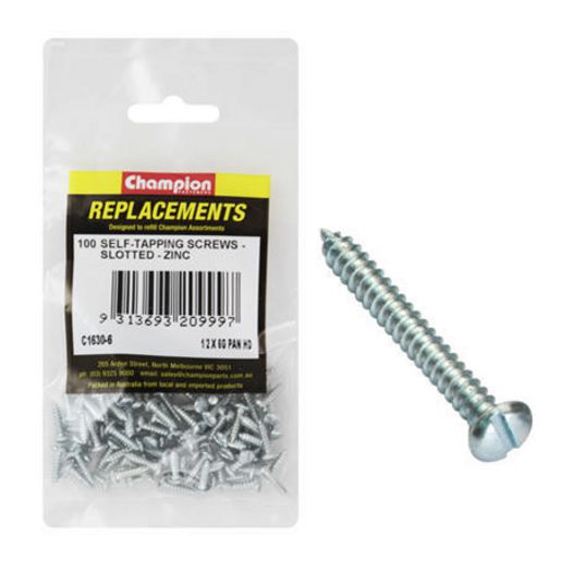 Champion Fasteners Self TaPPEr Screw Pan Combo 3.5 X 13mm Zinc Plated C1630-6