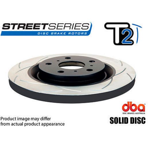 DBA T2 Slotted Brake Rotor Pair 257mm Rear DBA614S