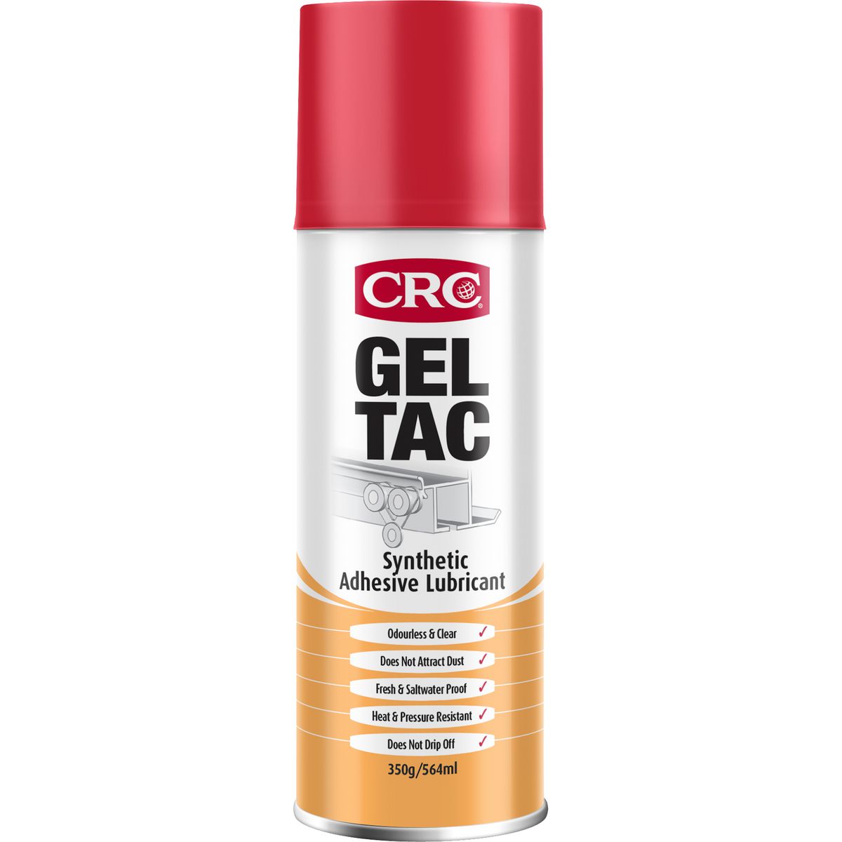 CRC Gel Tac Synthetic Adhesion Lubricant Aerosol Spray 350g