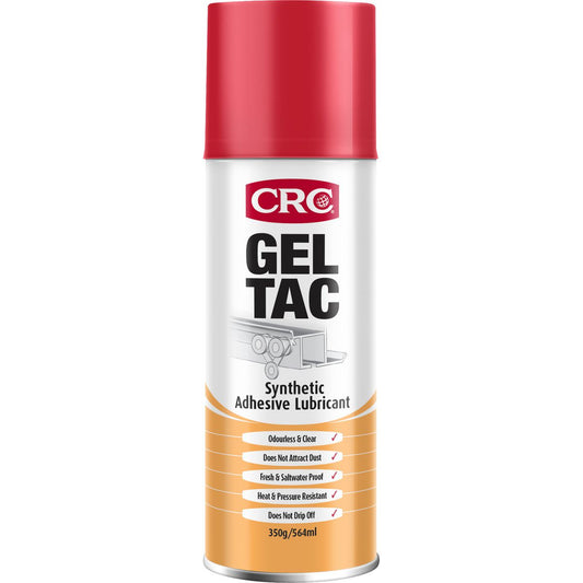CRC Gel Tac Synthetic Adhesion Lubricant Aerosol Spray 350g