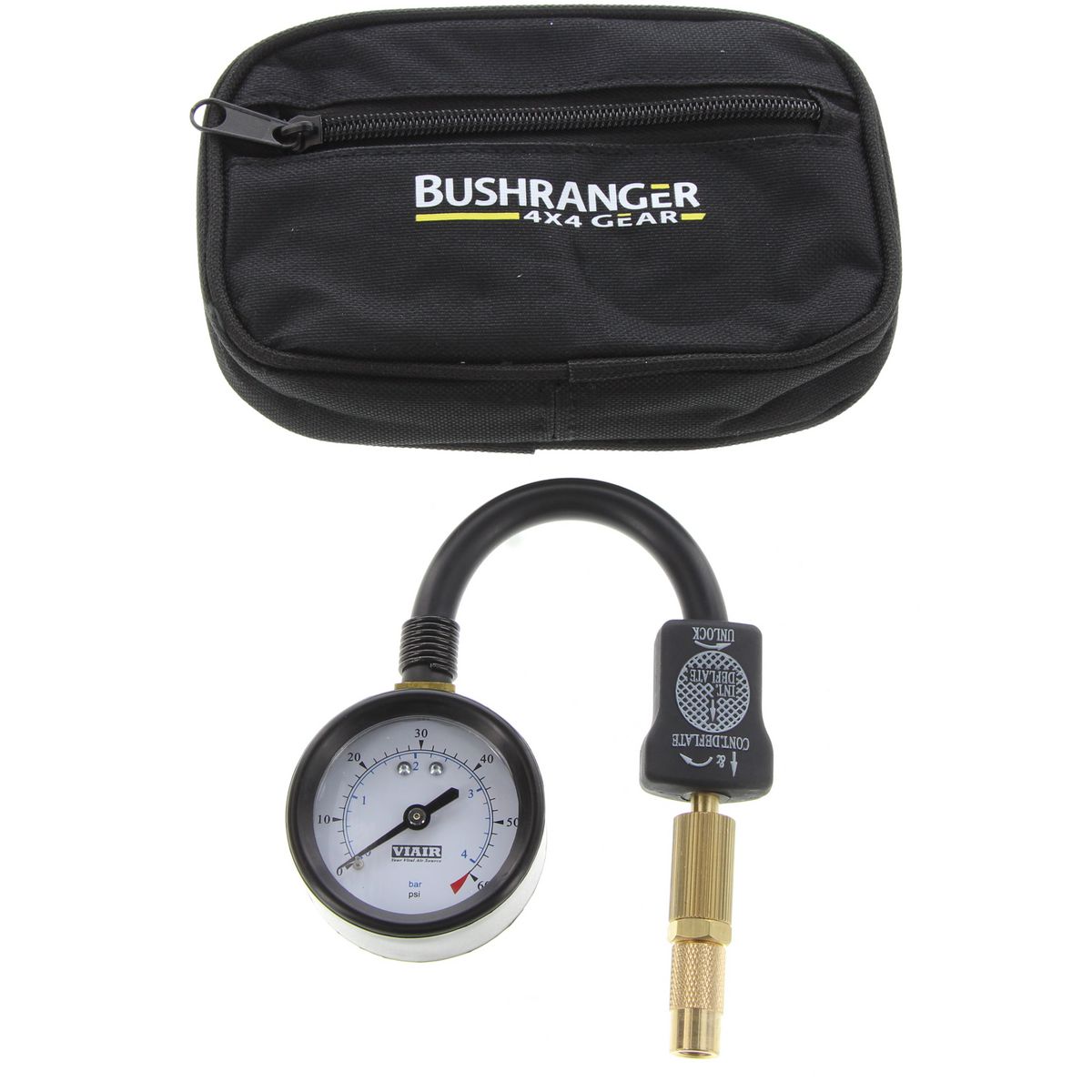 Bushranger Bushranger Tyre Gauge 3-In-1 With Tyre Deflator 73X31