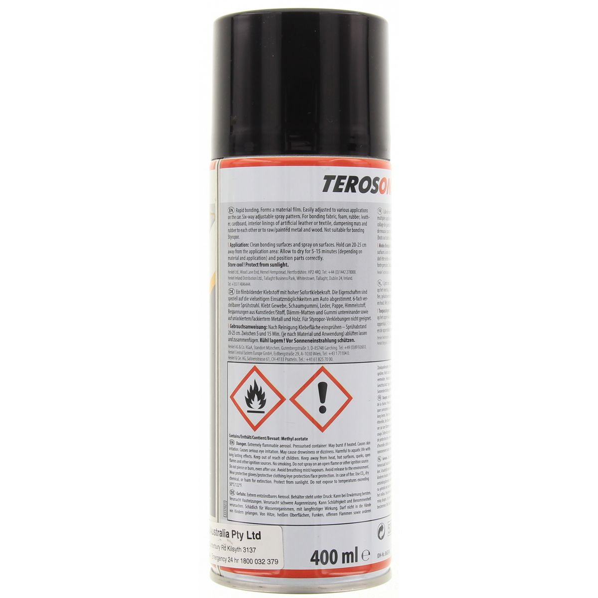 Teroson Vehicle Spray Adhesive 400ml 860240