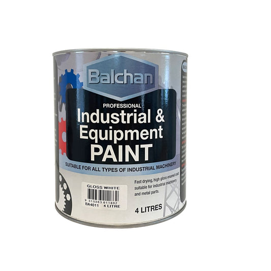 Balchan Professional Industrial Paint Gloss White 4L BA4011