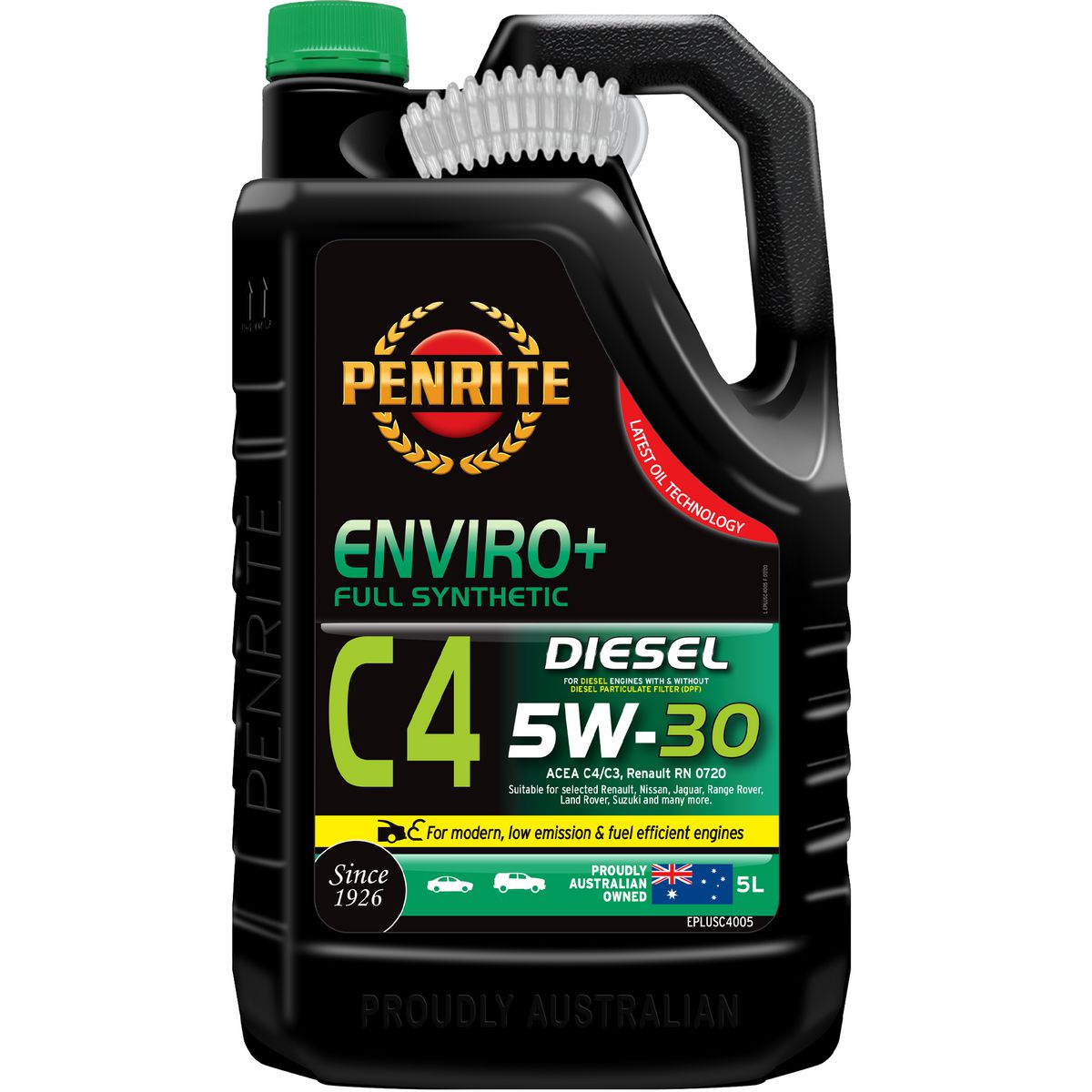Penrite Enviro+ C4 5W-30 Engine Oil 5L
