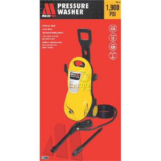 Mechpro Pressure Washer-1900 Psi 6 Lpm MP7160
