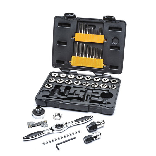 GearWrench Tap & Die Set Medium Ratcheting MET 40Pc